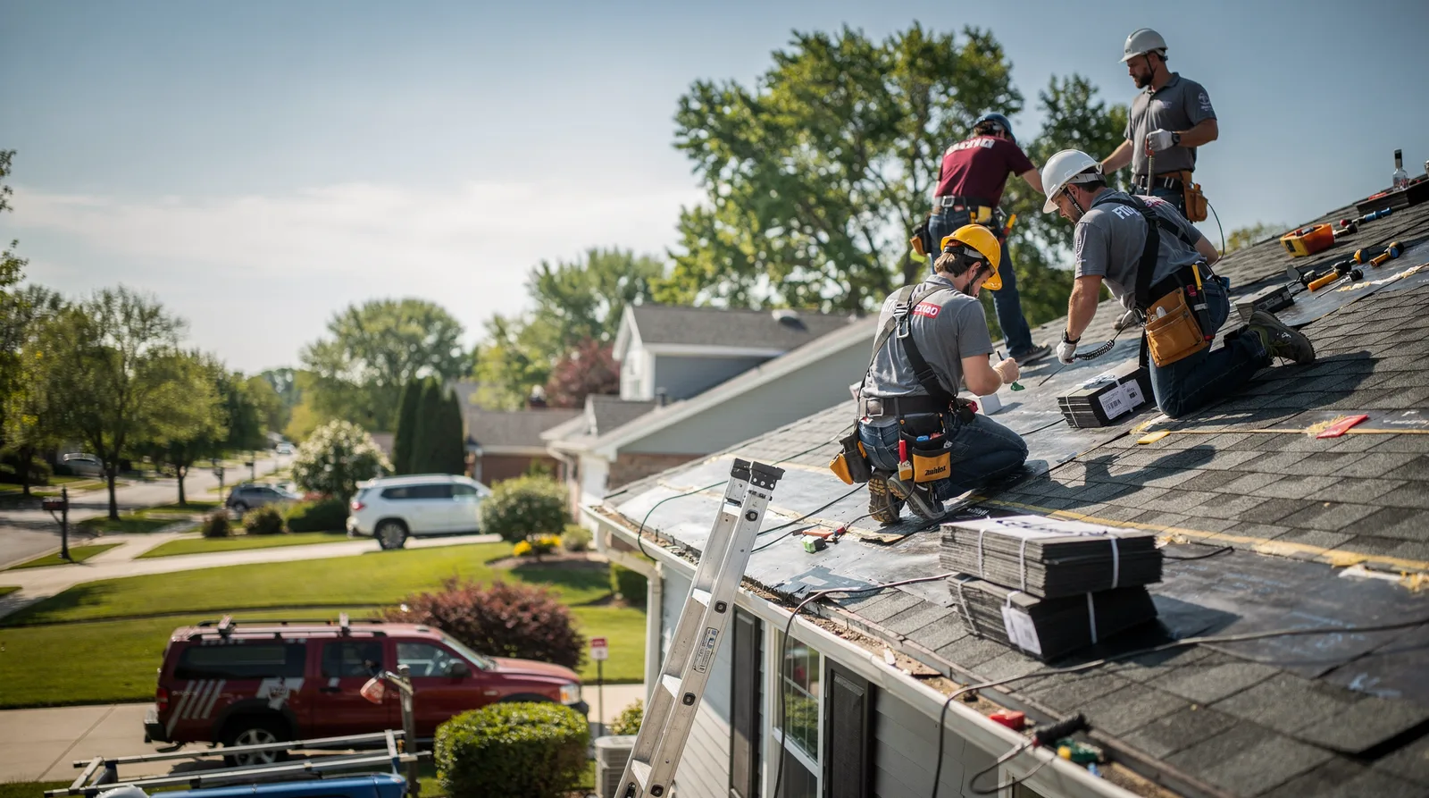 Roof Repair in Bellwood, IL around you